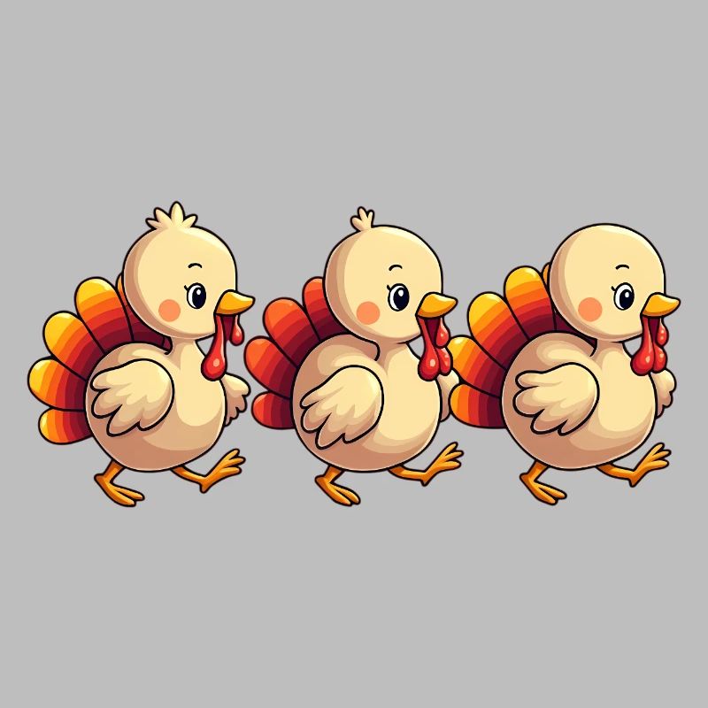 Bébé dinde de Thanksgiving