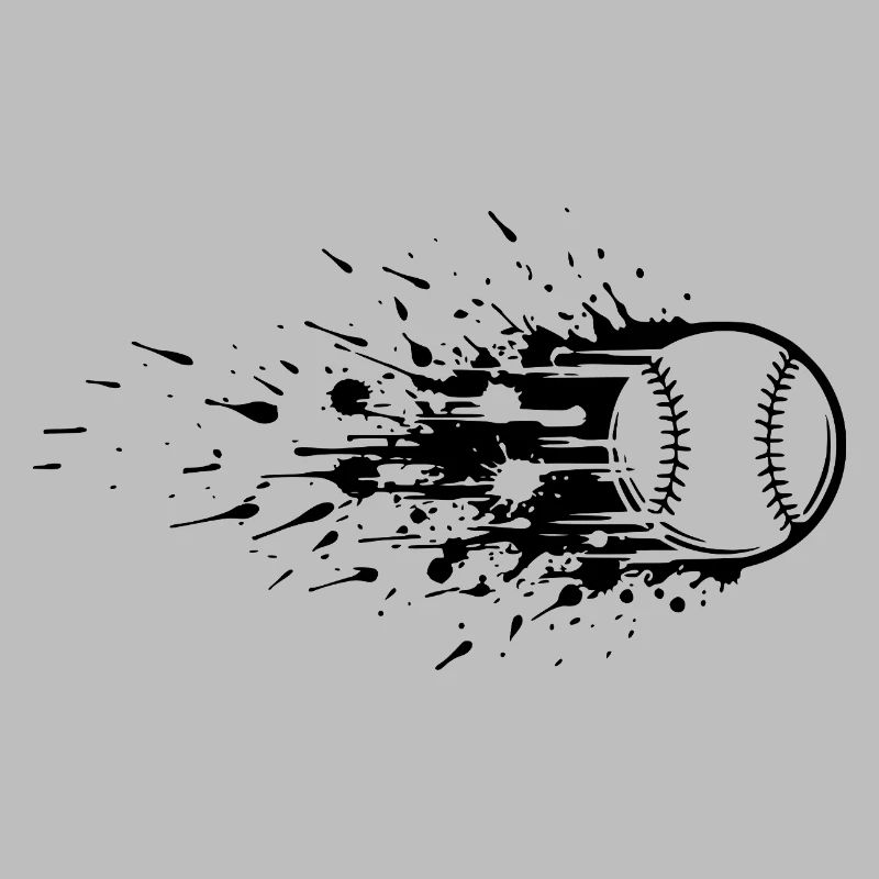 Energetic Baseball Player Baseball