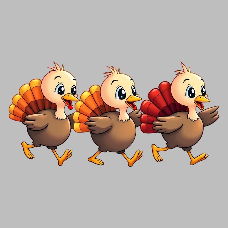 Bébé dinde de Thanksgiving