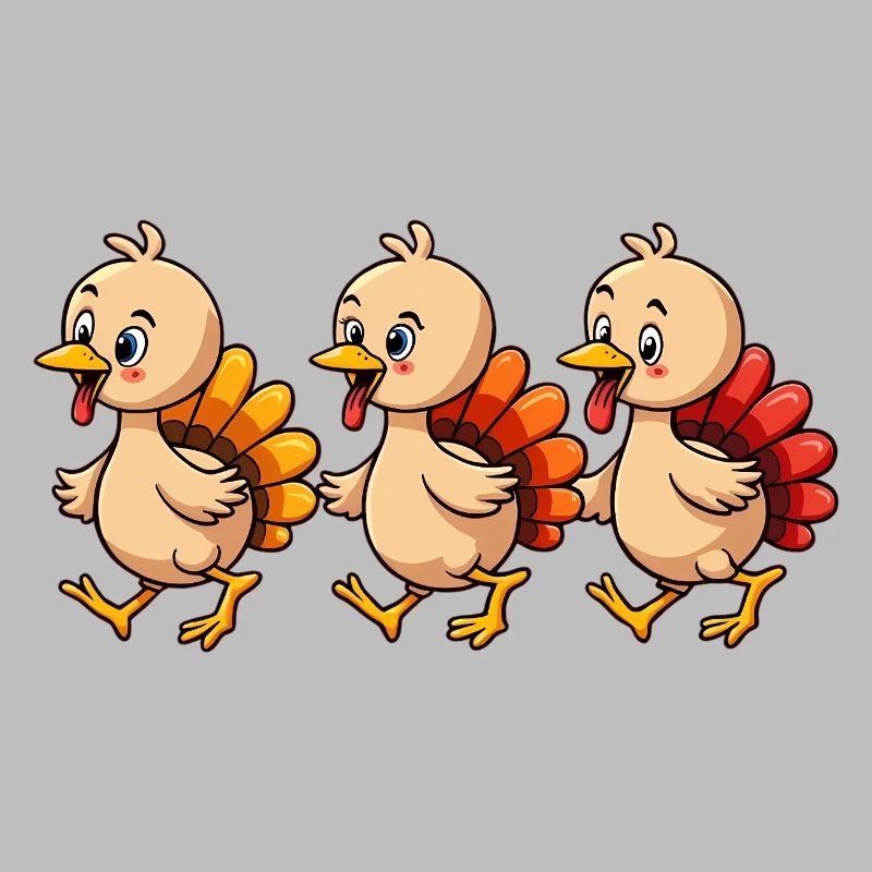 Bébé dinde de Thanksgiving