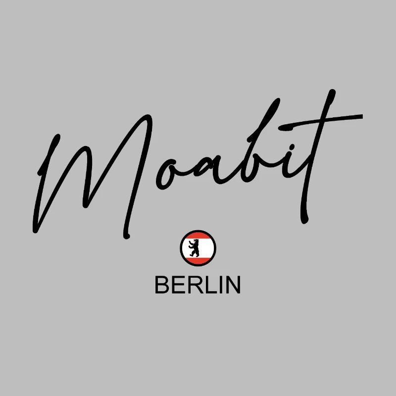 Moabit - Berlin Flag - Berlin Bear