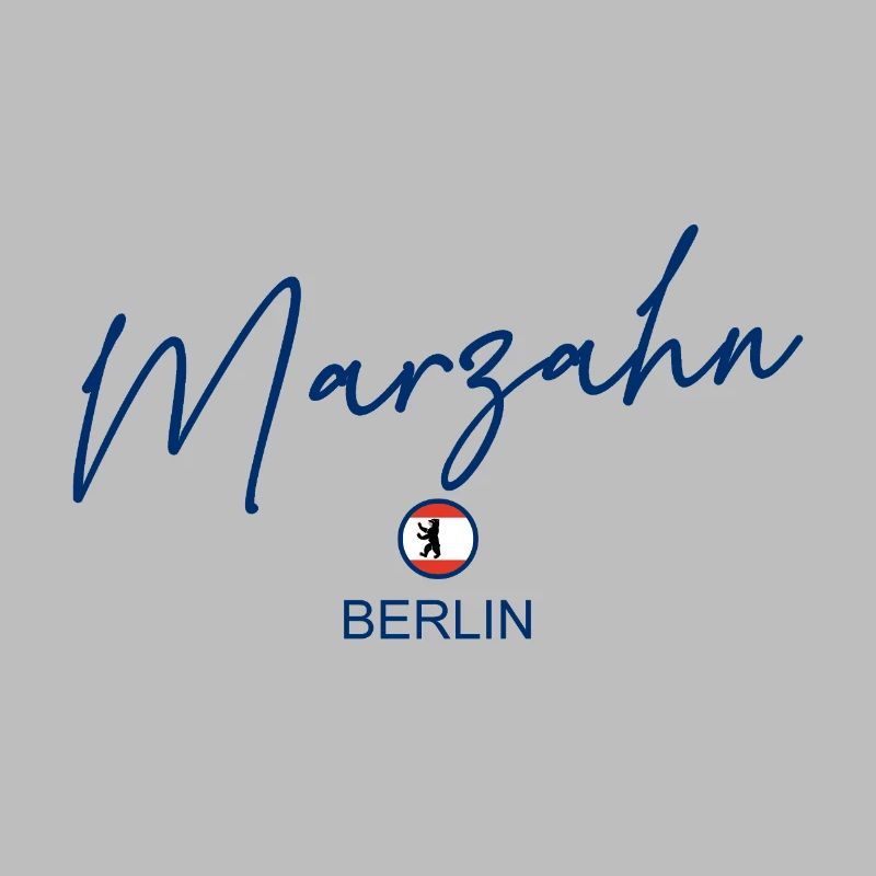 Marzahn - Drapeau de Berlin - Ours de Berlin - Berlineri