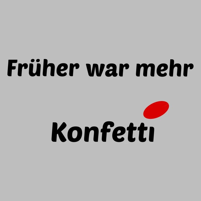 Konfetti frueher