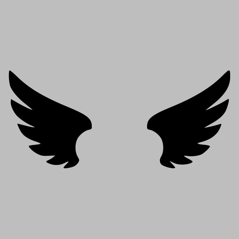 Engel Piktogramm | Schutzengel & Glaube Symbol