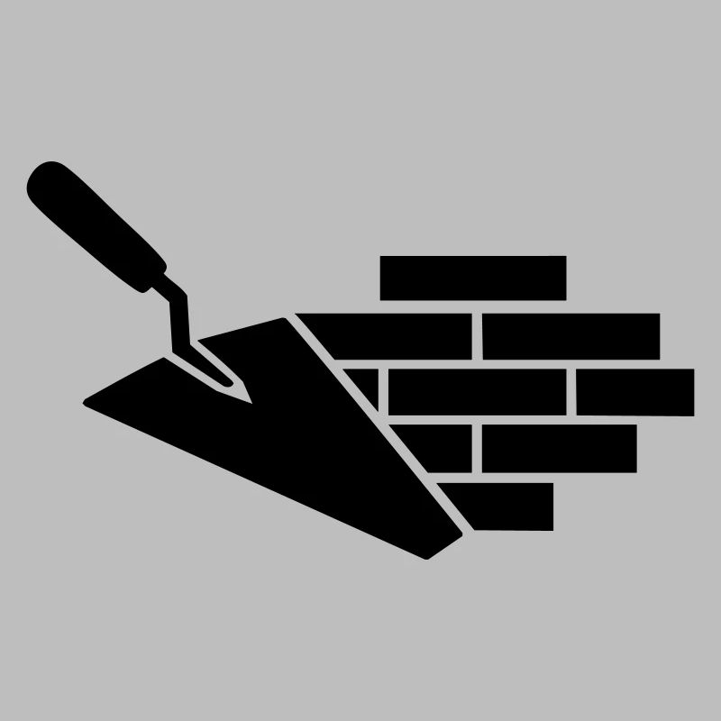 Maurer logo with trowel & brick