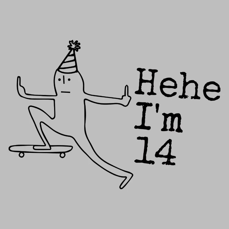 14th Birthday Gift Funny 14 Years 14th