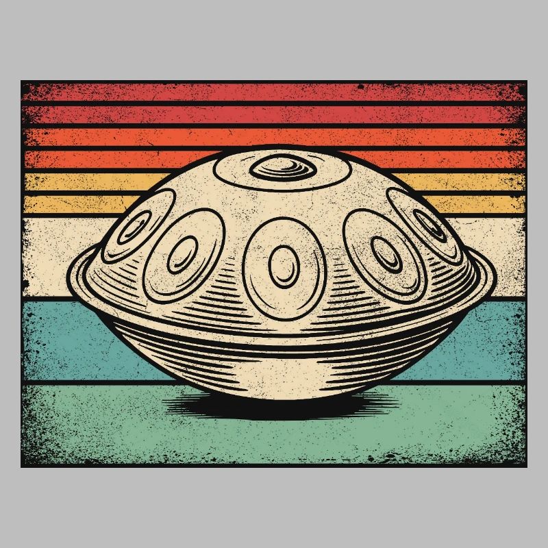 Handpan Hang Drum Retro