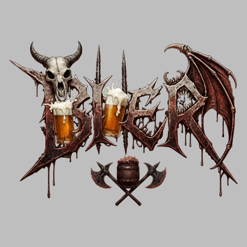 Drinking beer