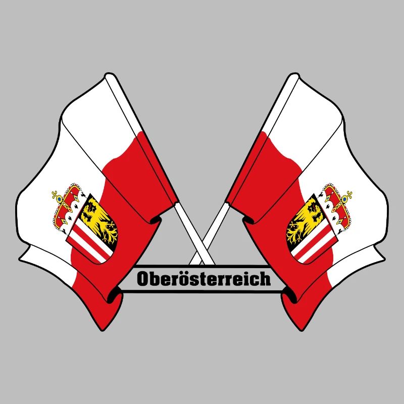 Upper Austria Flags with Name