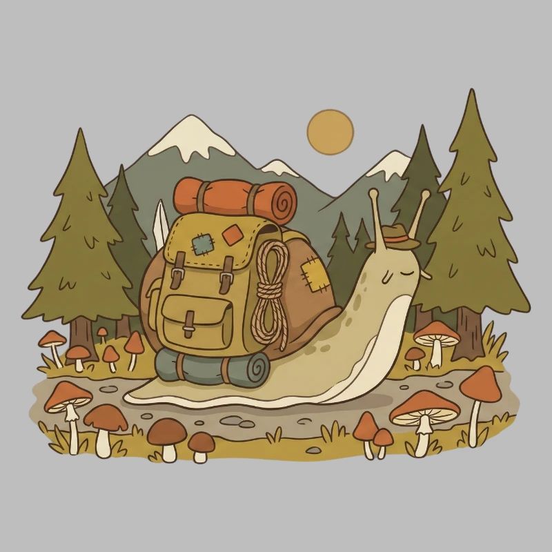 Waldpfad Rucksackabenteuer