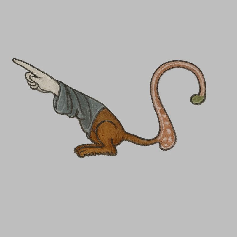 Medieval Pointer Finger - MARGINALIA