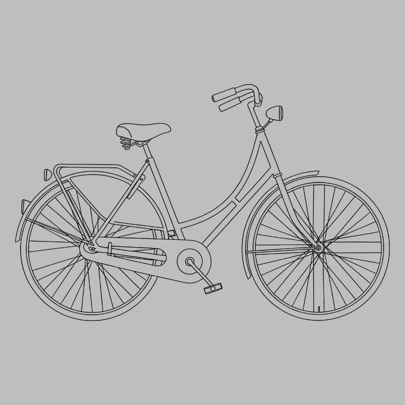 Fahrrad Liebe Minimal Art Statement