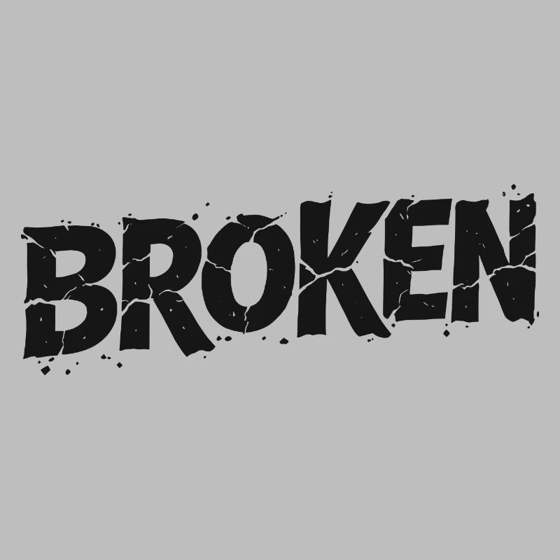 Broken Typo Graffiti
