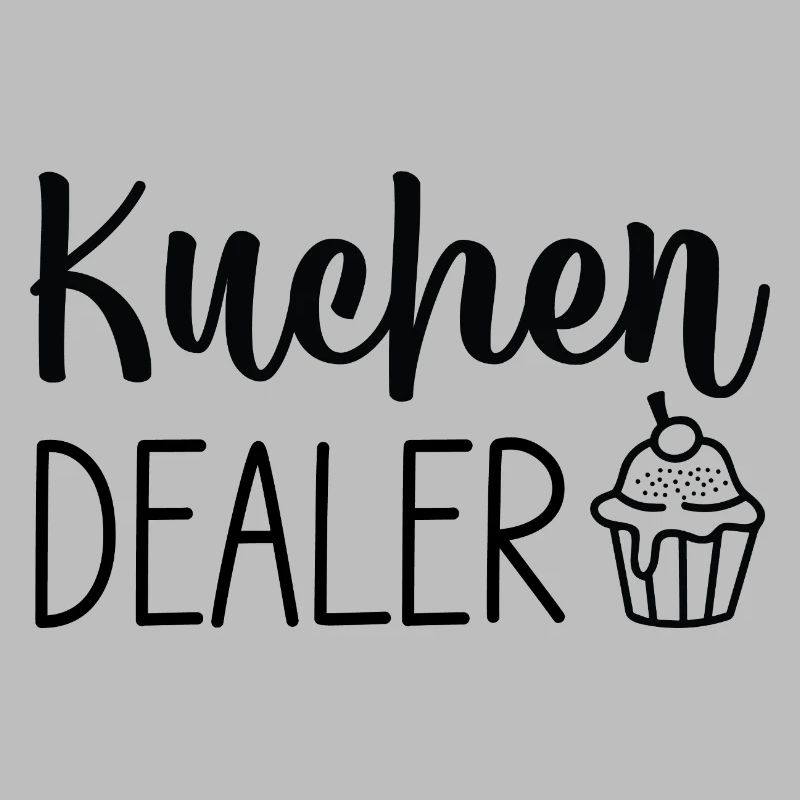 Kuchen Cupcake Script Logo
