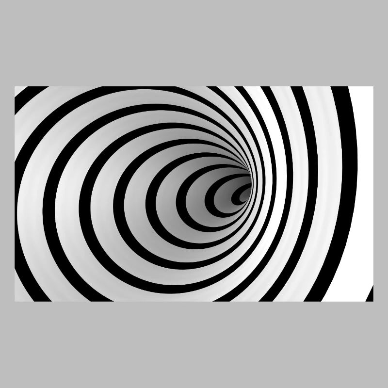Spirale noire et blanche vortex