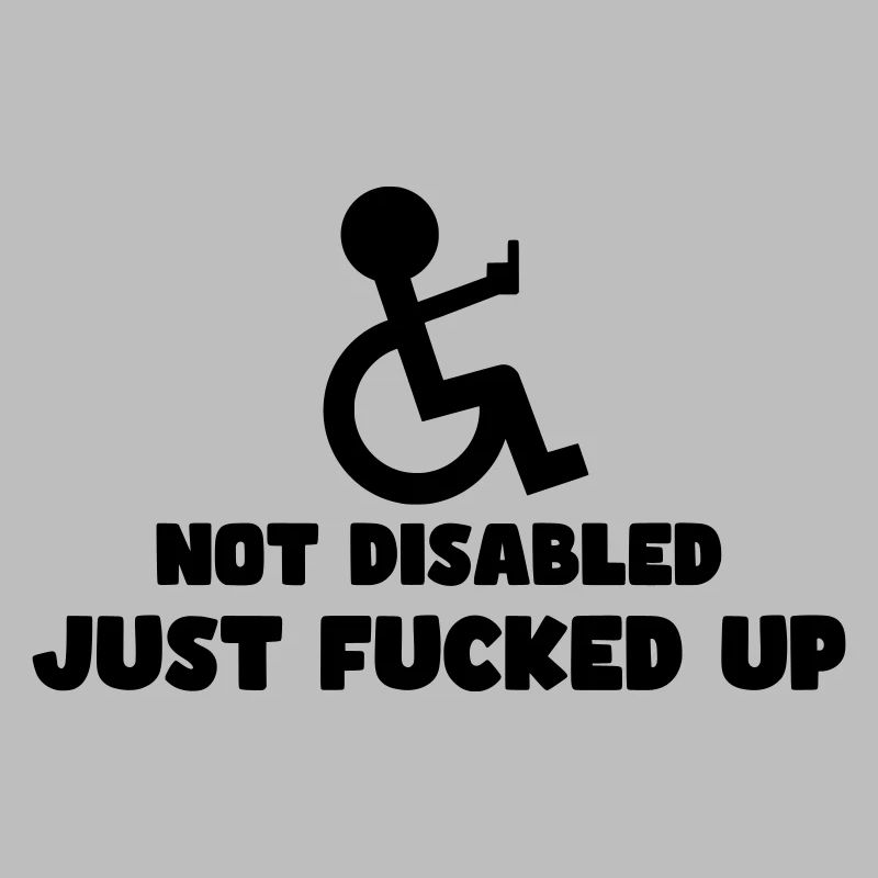 Pas handicapé, juste complètement perdu ! #