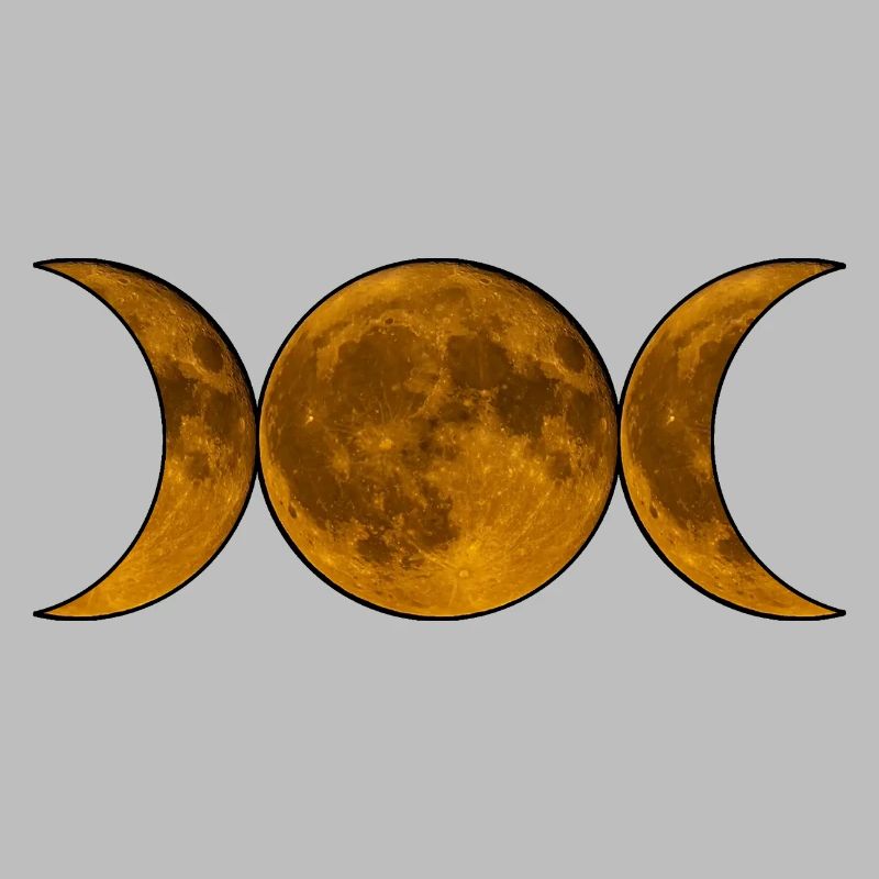 Wicca de la Triple Lune - Déesse en Or