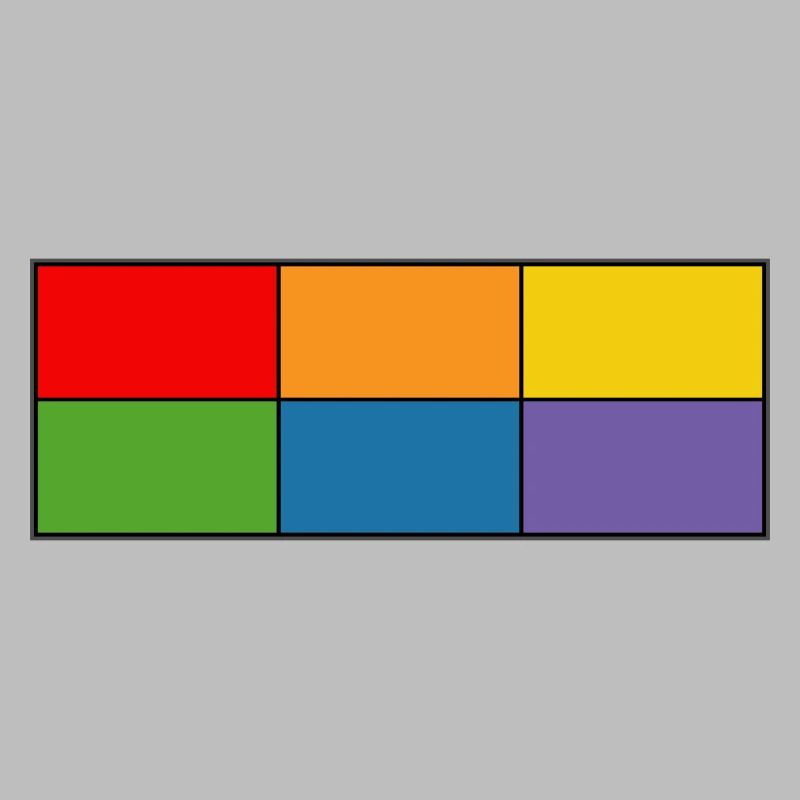 LGBT_Regenbogen_Farbblock grid