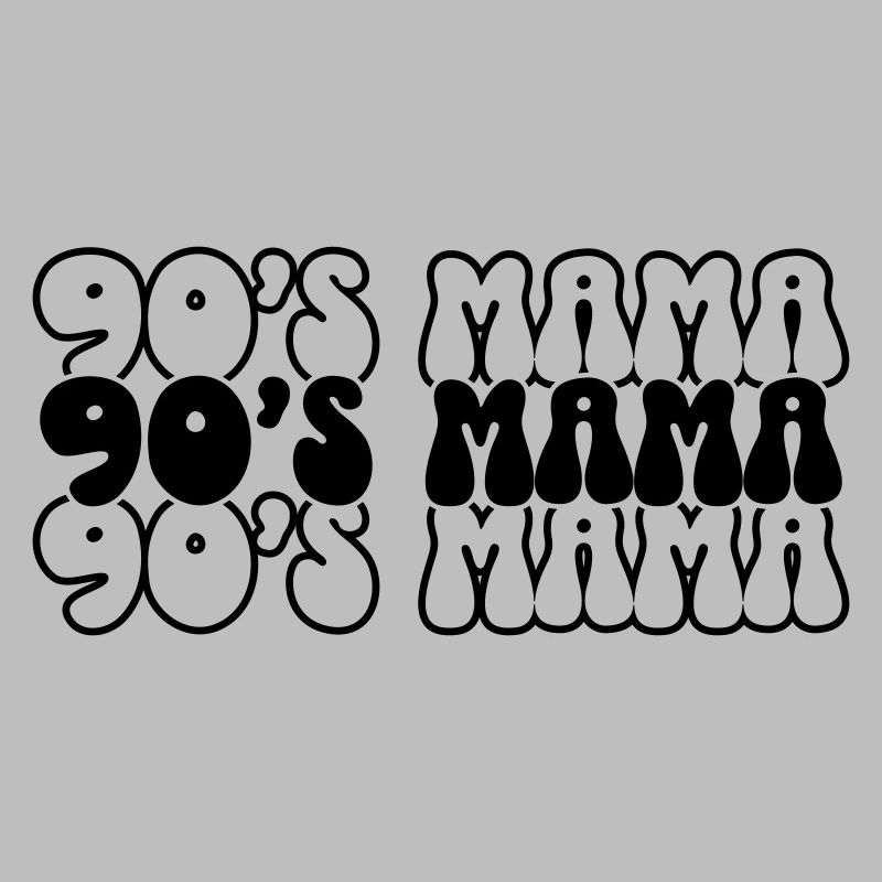 90s Mama SVG – Retro Mama Design