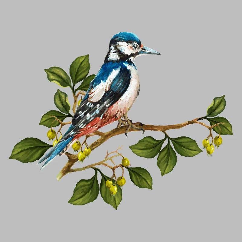 Bunter Vogel
