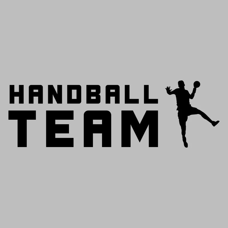 Silhouette de l’équipe de handball