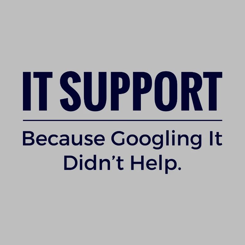 Chemise support informatique – parce que chercher sur Google n’a pas aidé