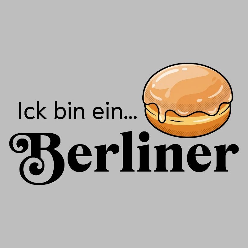 Ick bin ein Berliner Statement Kult Kostüm