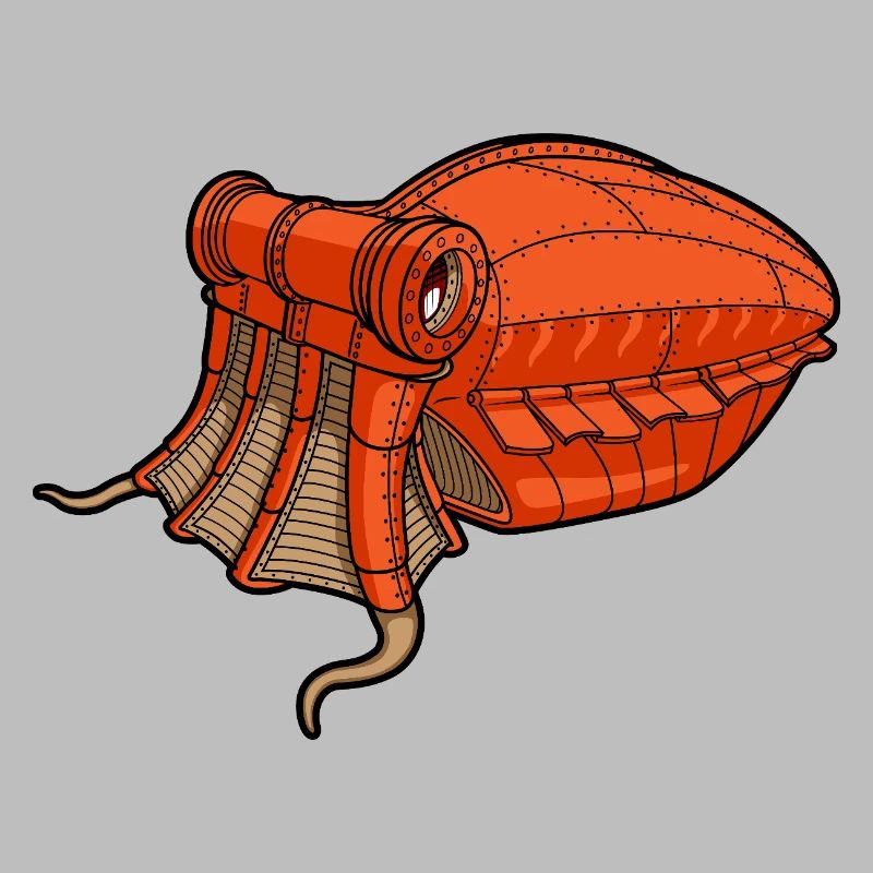 Margate orange squid mecanic 