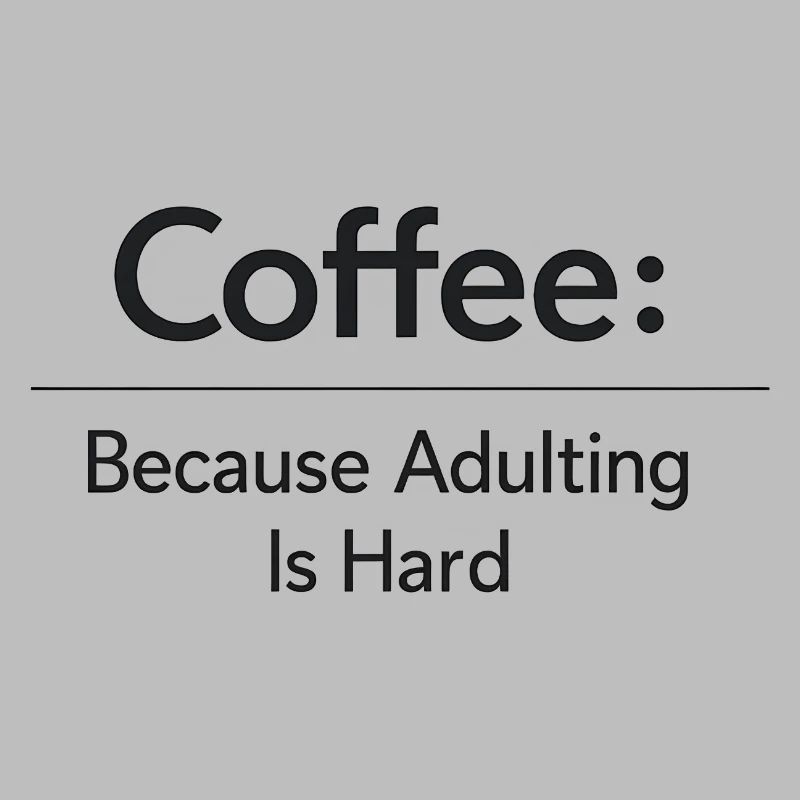 Coffee because murder is wrong