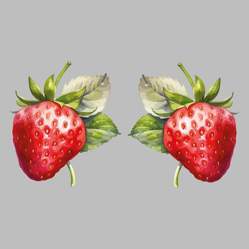 Fraises Aquarelle
