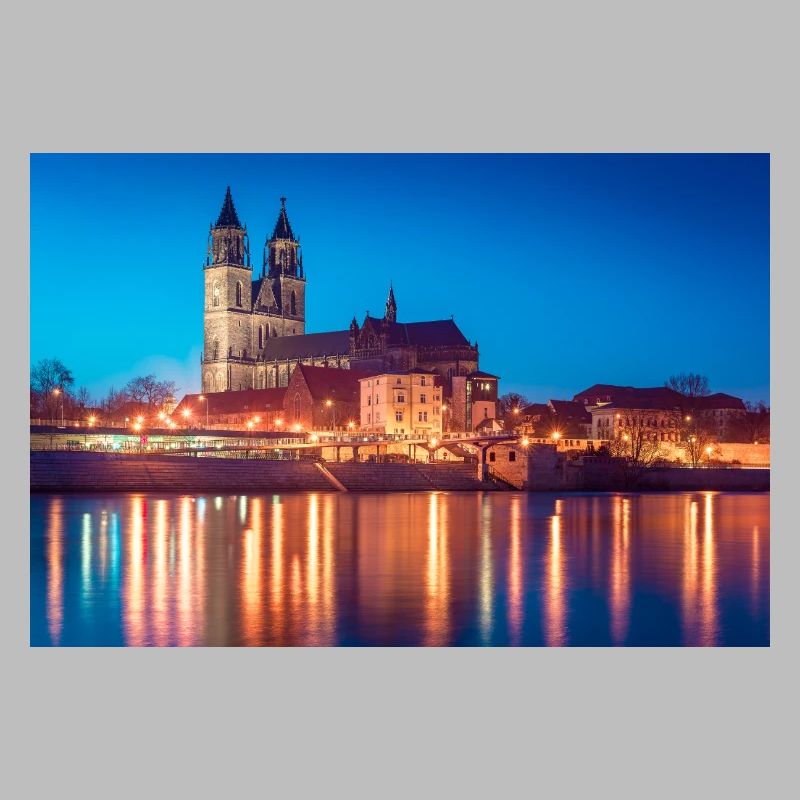 Magebourg le soir