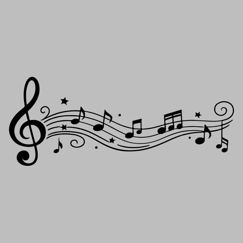 Notes musicales Clés de mélodie