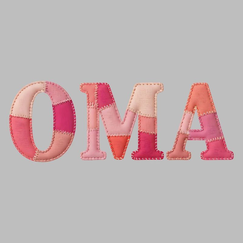 OMA Cozy Patchwork Statement Geschenk