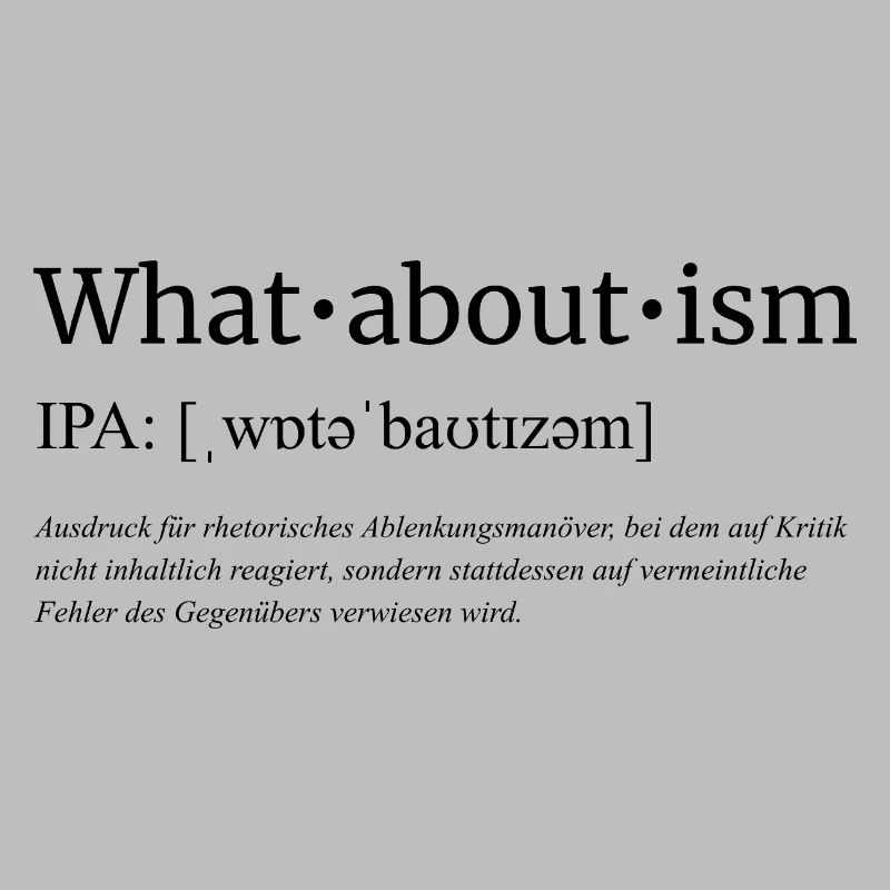 Whataboutisme