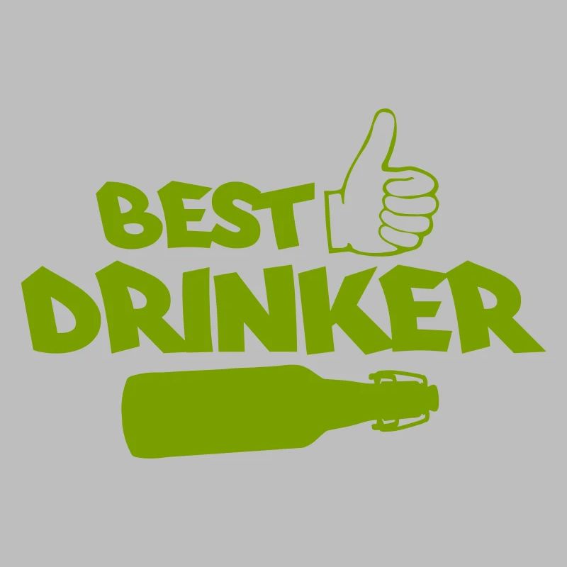 Best Drinker Logo mit Flasche