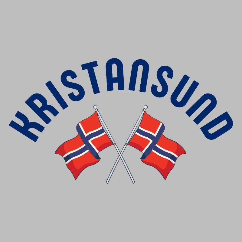 Kristiansund Norway Flags Emblem