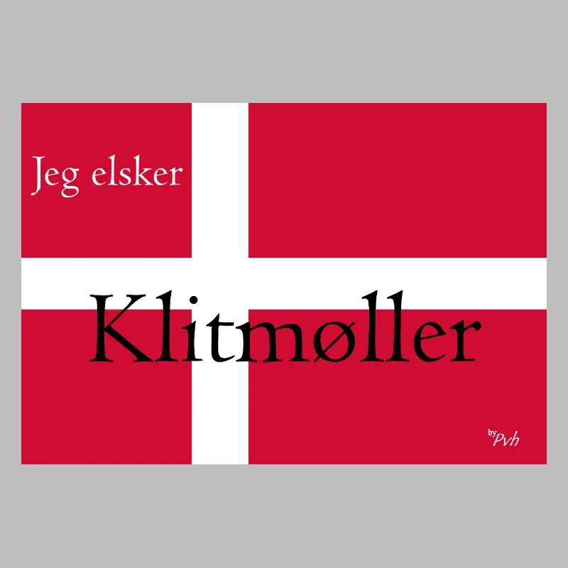 Drapeau danois de Klitmøller