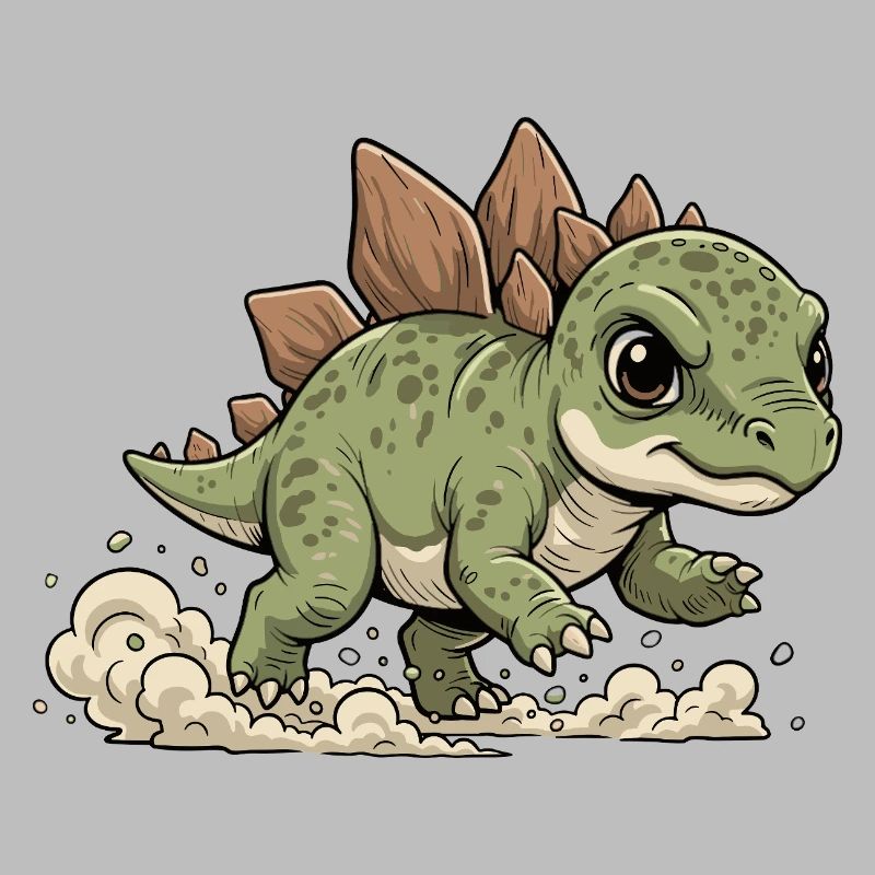 Fröhlicher Stegosaurus