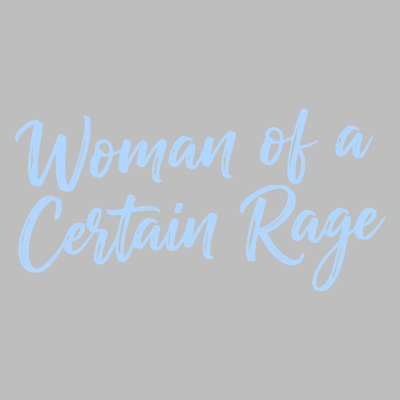 Femme d’une certaine rage Déclaration de design