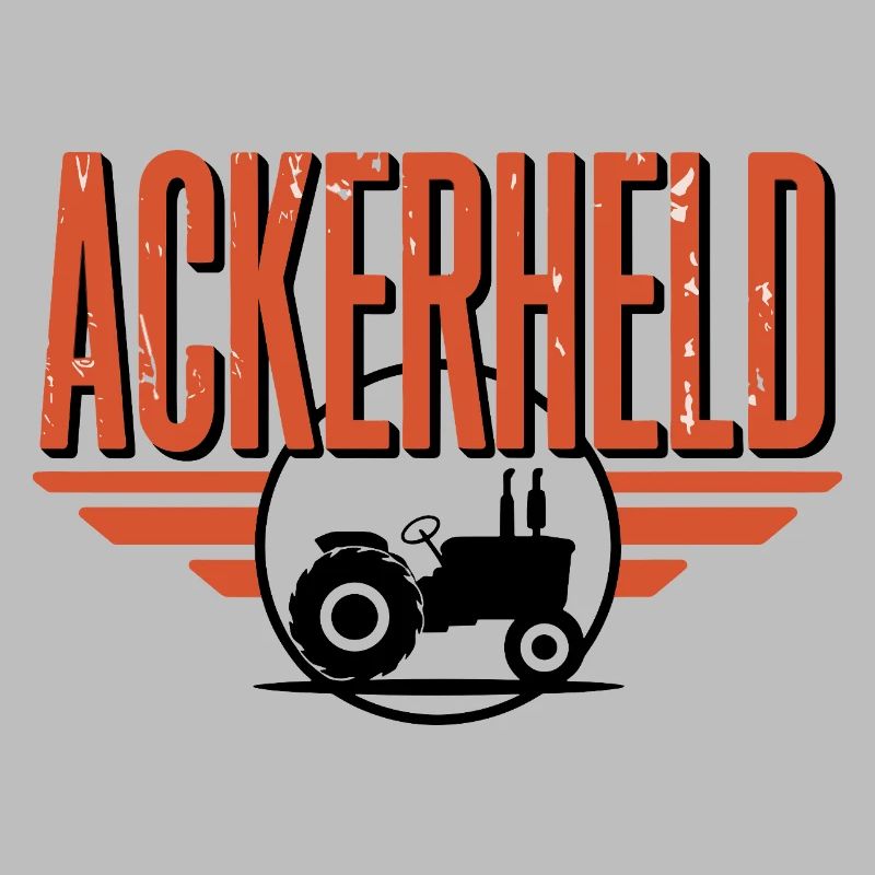 Ackerheld Tractor Farmer Farmer Agriculture