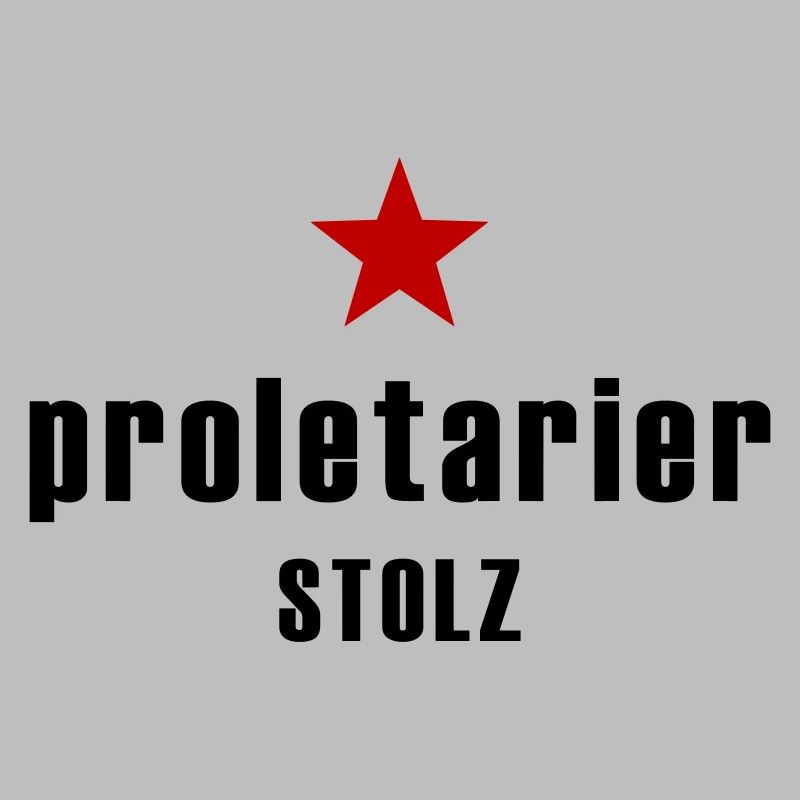 Proletarian pride with a red star