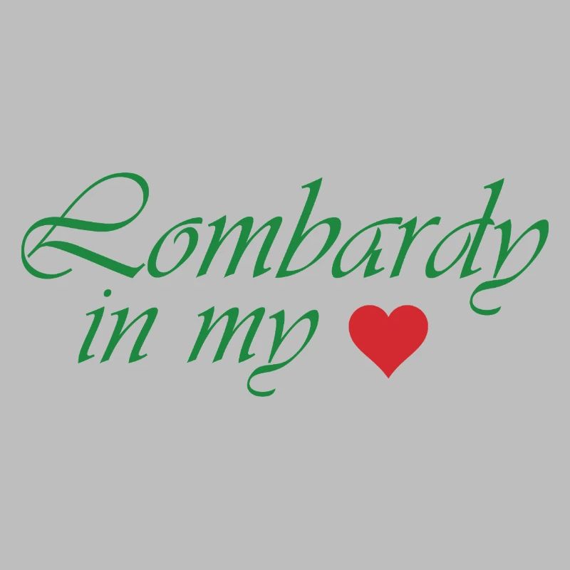 Lombardy Heart Script Design