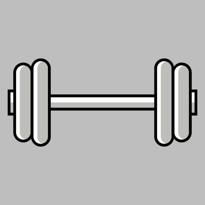 Dumbbell weights icon