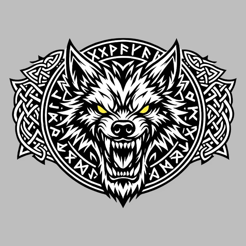 Fenrir-Wolf-Wikinger