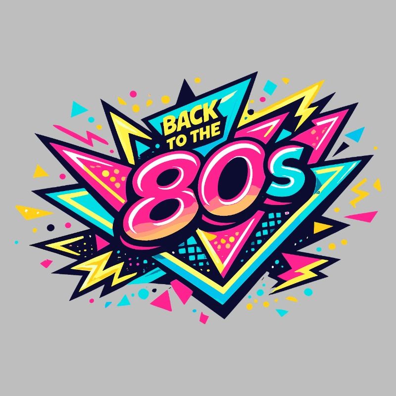 Back to the 80s Neon Burst