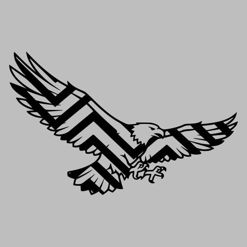 Eagle Geometric Polygon Logo