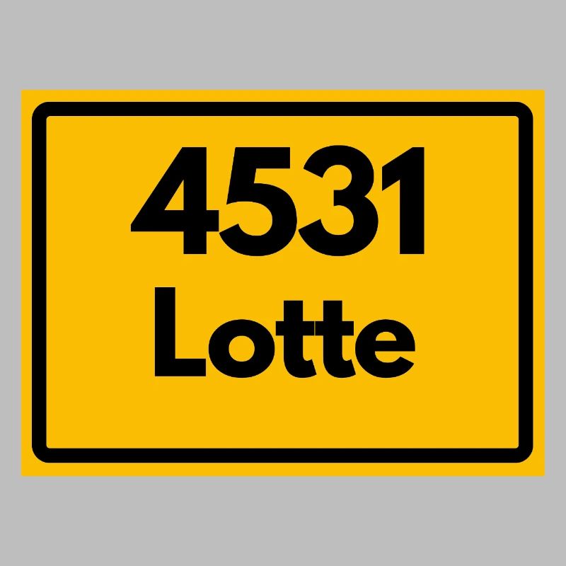 OLD POSTCODE POSTCODE RETRO 4531 LOTTE HEIMATSTOLZ