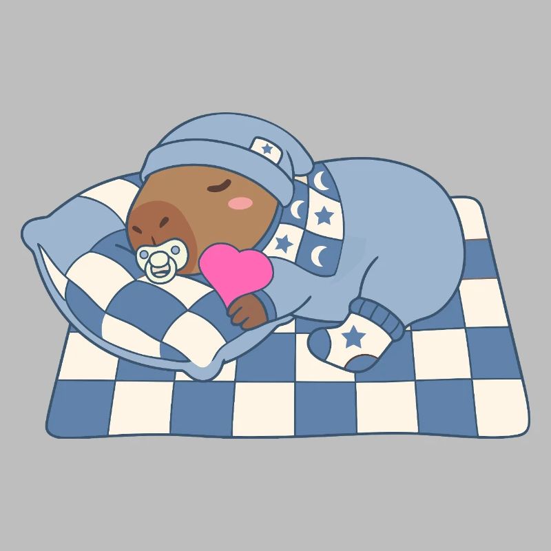 Sleepybara – Niedliche schlafende Capybara – Nickerchen-Design