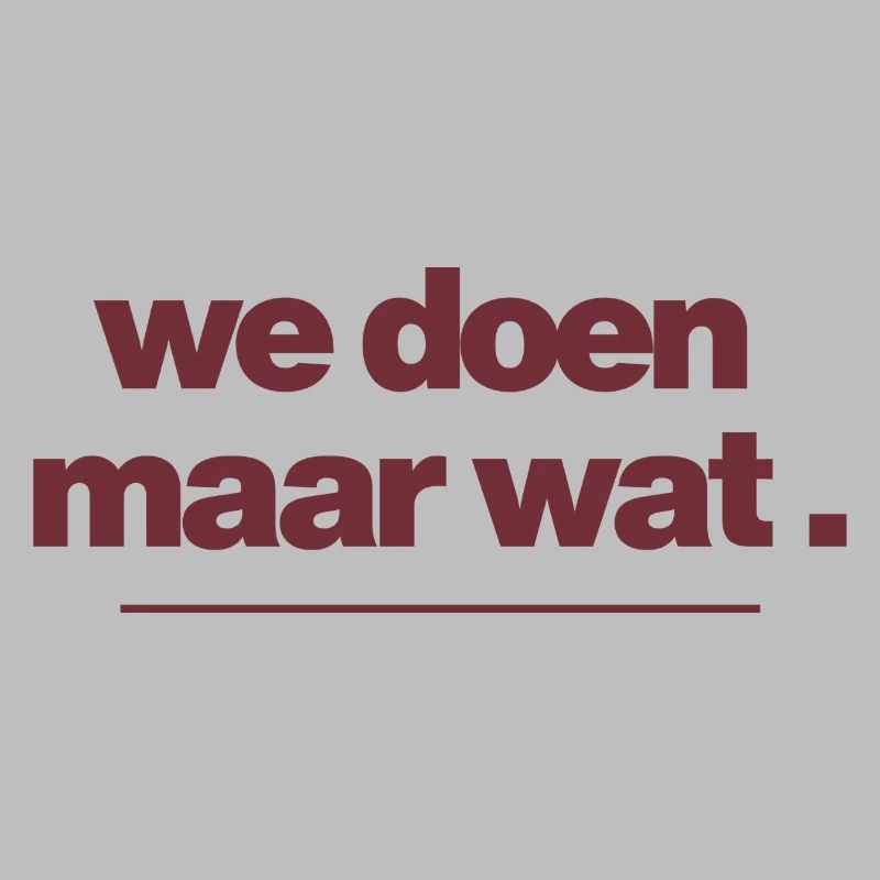Let's just do some typography