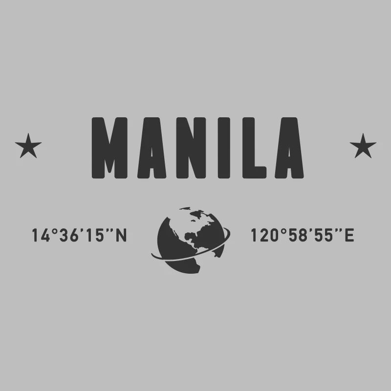 Manila Philippines Coordinates Planet Earth